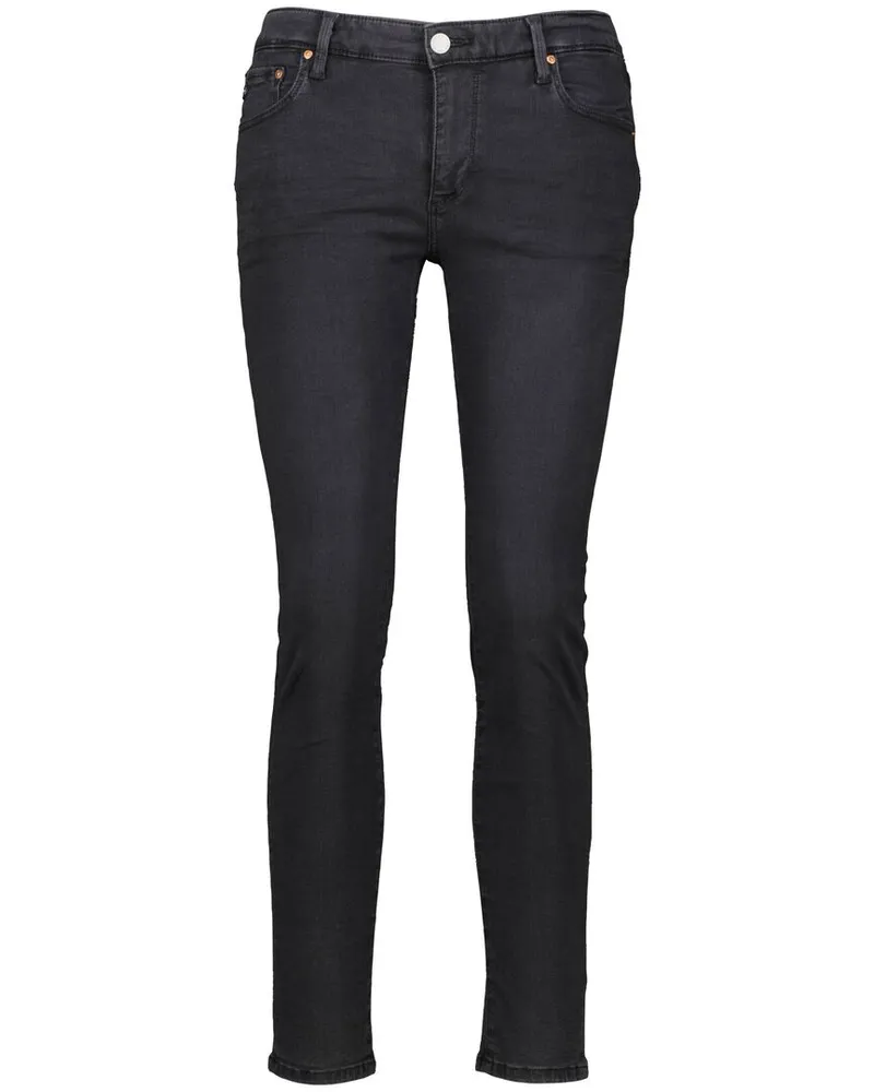 Adriano Goldschmied Damen Jeans LEGGING ANKLE Super Skinny Schwarz