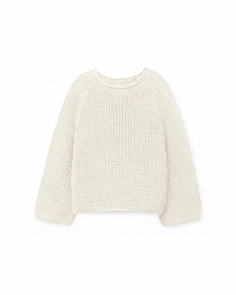 Iris von Arnim Damen Pullover aus Kaschmirmischung IRISIA Offwhite