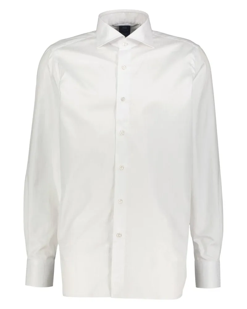 Finamore 1925 Herren Hemd NAPOLI-SIMONE Regular Fit Weiss