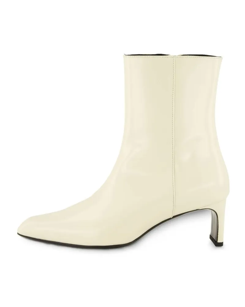 Dorothee Schumacher Damen Stiefelletten aus Leder SUBTLE SHINE Offwhite