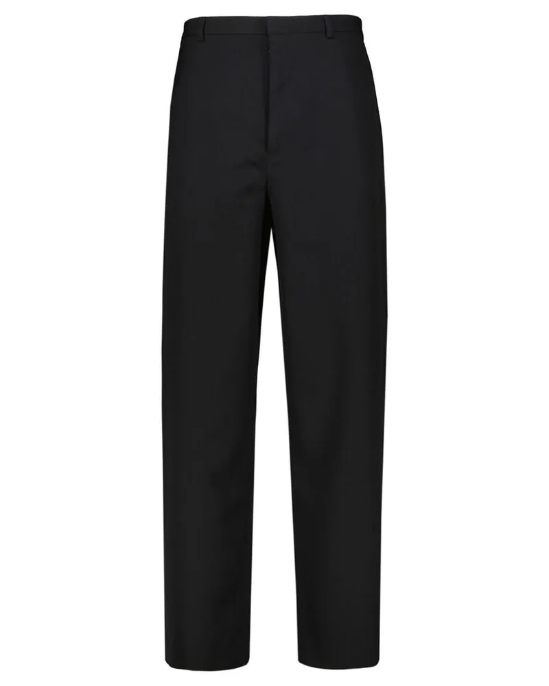 Acne Studios Herren Hose mit Wolle Schwarz