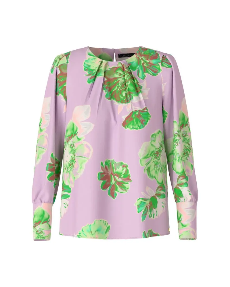 Marc Cain Damen Bluse Langarm Lila