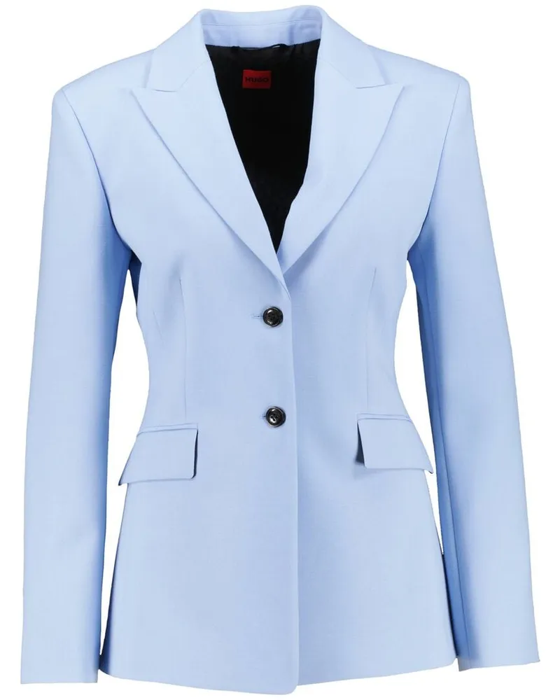 HUGO BOSS Damen Blazer ASMALLA Slim Fit Bleu