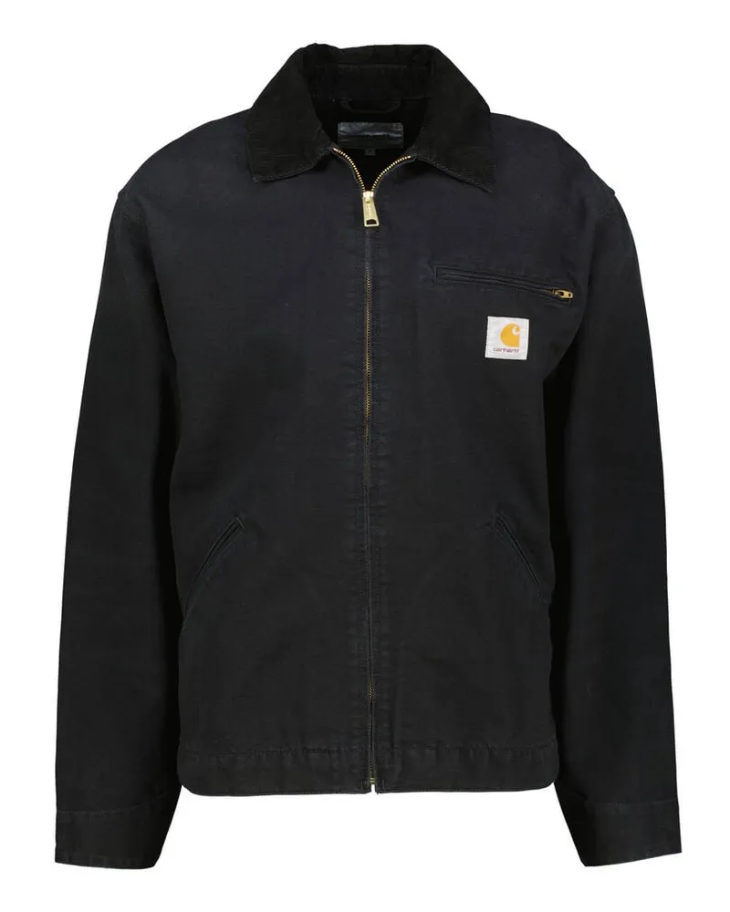 Carhartt WIP Herren Jacke aus Baumwolle OG DETROIT Schwarz