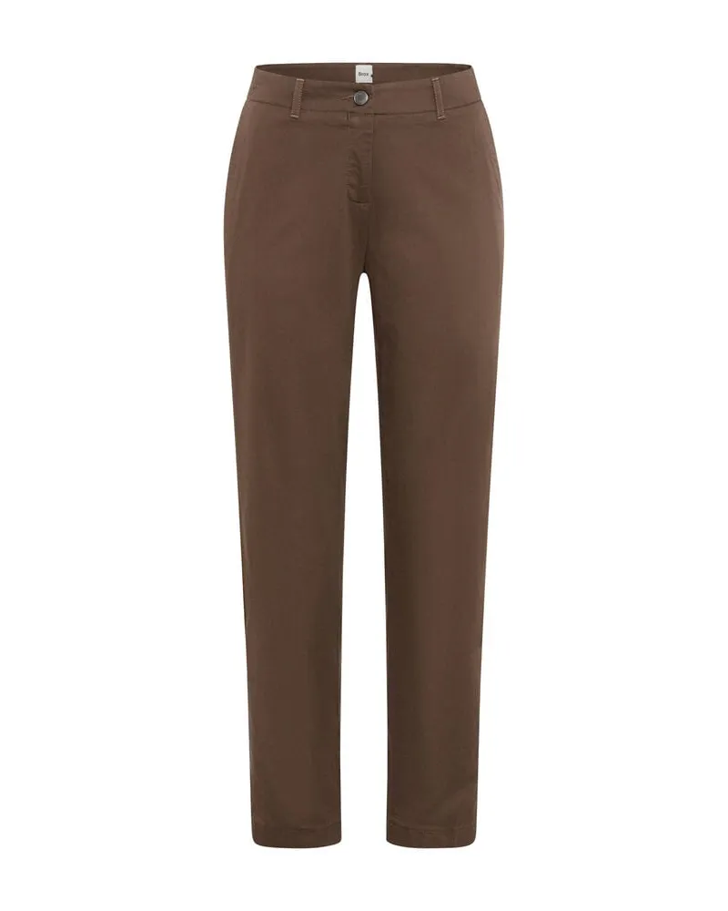 Brax Damen Chinohose MARON S verkürzt Braun