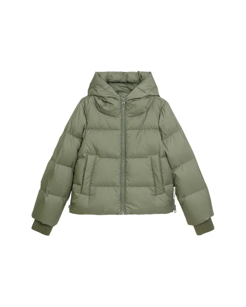 Marc O'Polo Damen Daunenjacke mit Kapuze Regular Fit Grün