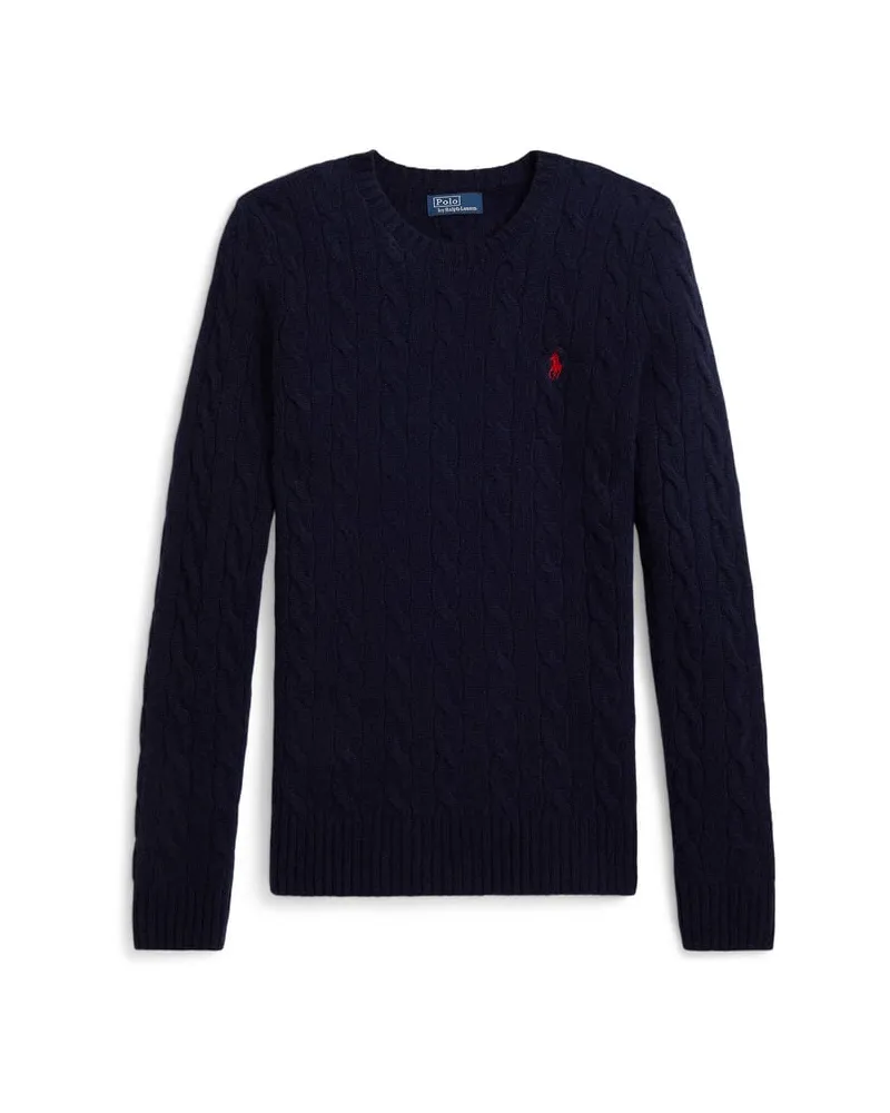 Ralph Lauren Damen Strickpullover aus Wolle und Kaschmir Navy