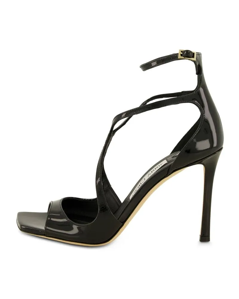 Jimmy Choo Damen Sandaletten AZIA 95 Schwarz