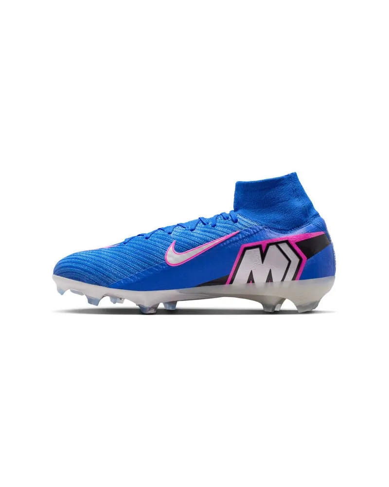 Nike Herren Fußballschuhe MERCURIAL SUPERFLY 10 ELITE Rasen Royalblau