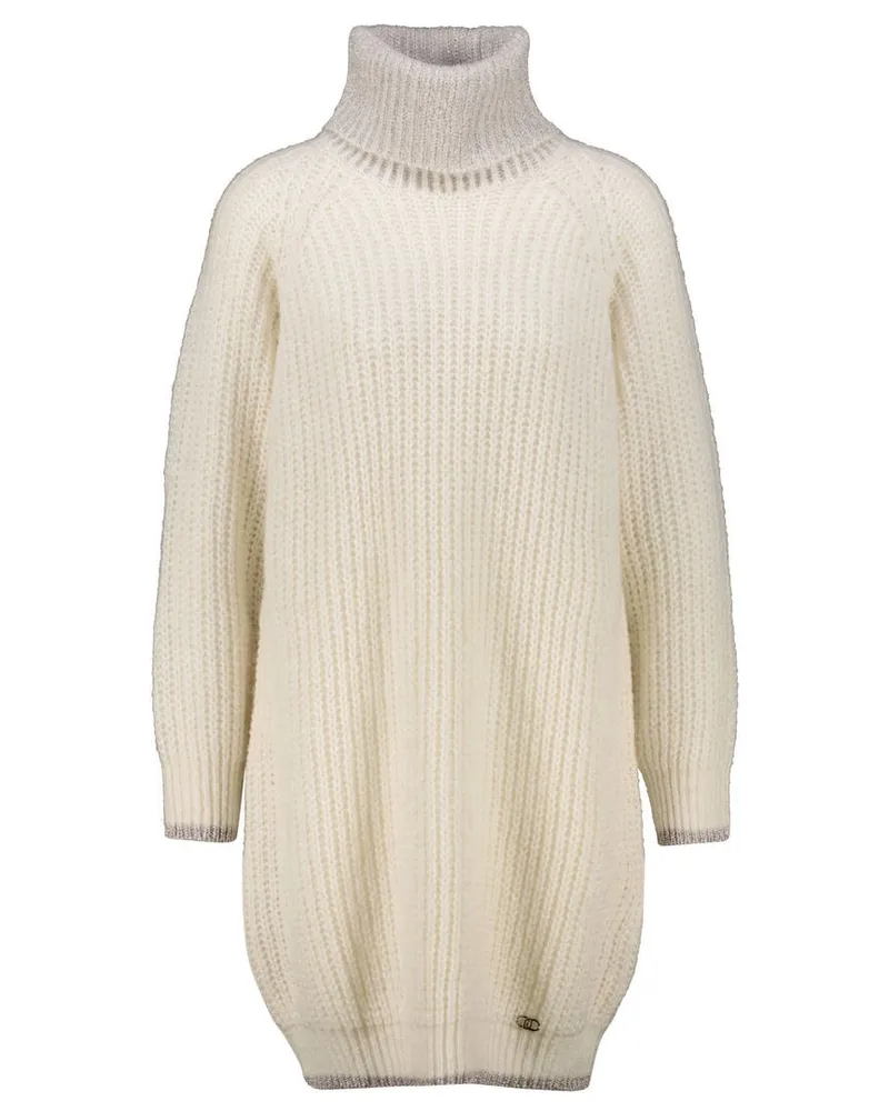 Liu Jo Damen Strickkleid Offwhite