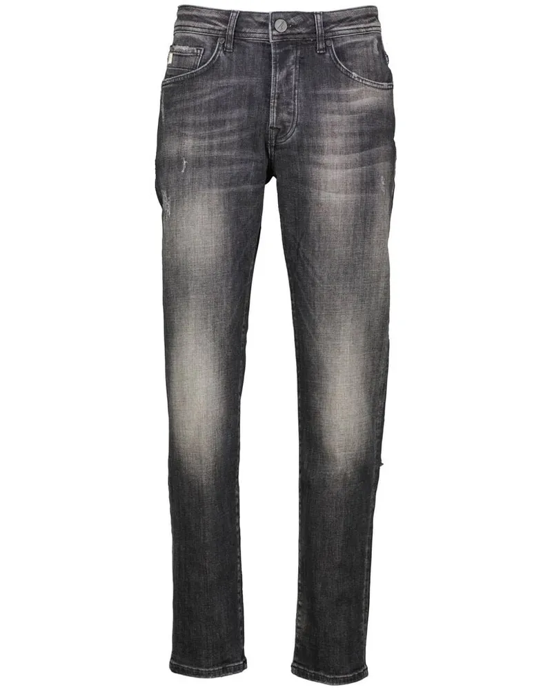 Goldgarn Herren Jeans U2 Tapered Fit Black