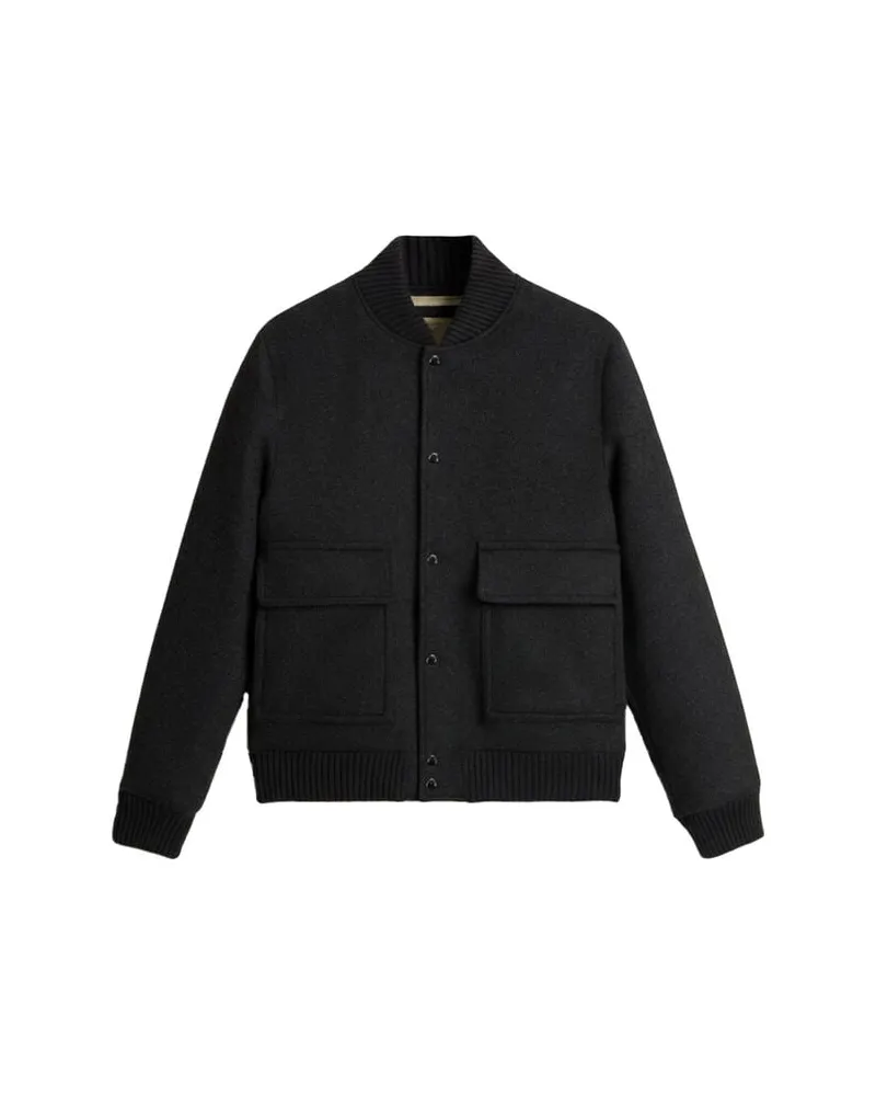 Woolrich Herren Jacke MILES BOMBER Anthrazit