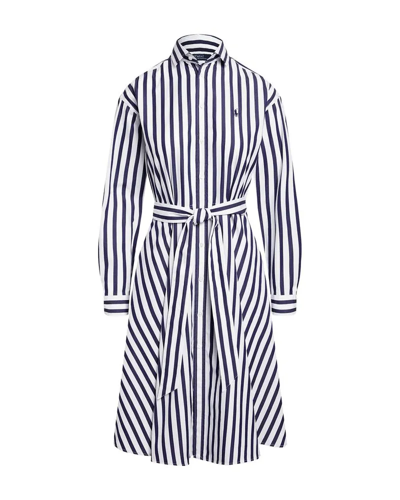Ralph Lauren Damen Hemdblusenkleid Weiss