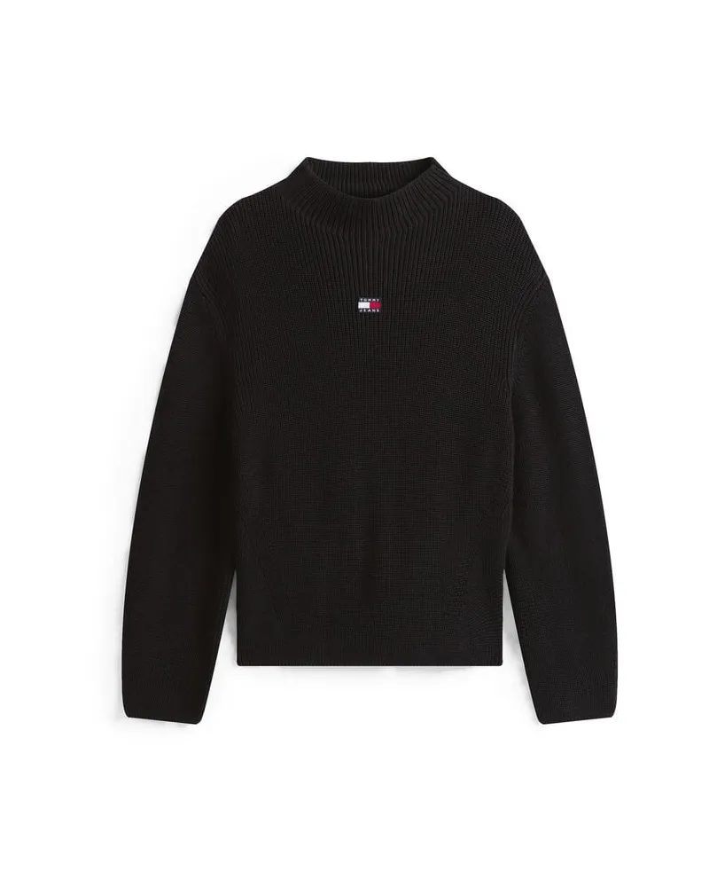Tommy Hilfiger Damen Pullover aus Baumwolle Schwarz