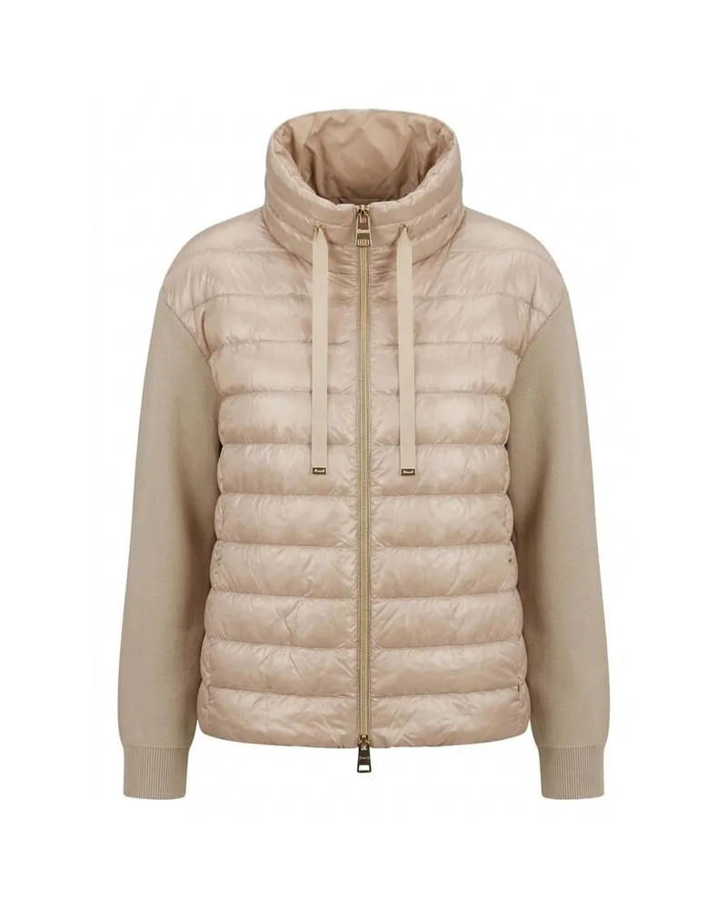 Herno Damen Daunenjacke mit Stehkragen Silber