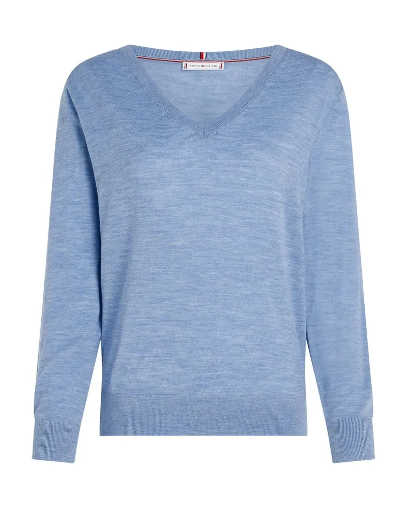 Tommy Hilfiger Damen Pullover aus Wolle Marine