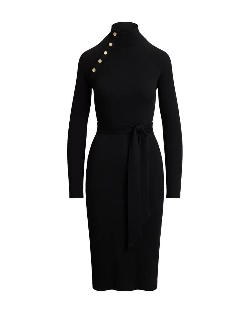 Ralph Lauren Damen Strickkleid Schwarz