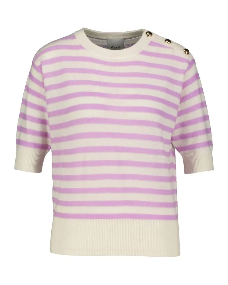 ALLUDE Damen Pullover aus Wolle und Kaschmir Viola