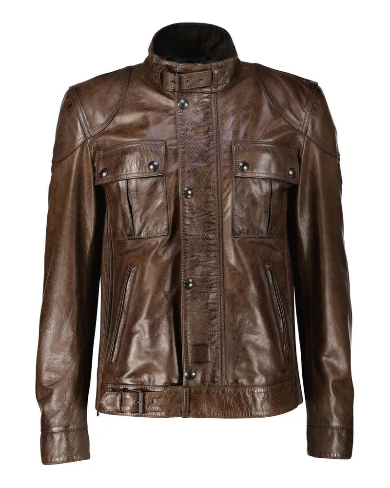 Belstaff Herren Lederjacke GANGSTER Braun