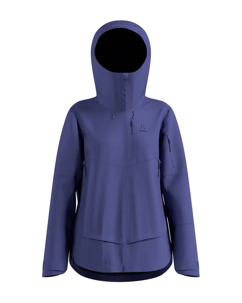 Odlo Damen Skijacke X-ALP 3L HARDSHELL Regular Fit Blau