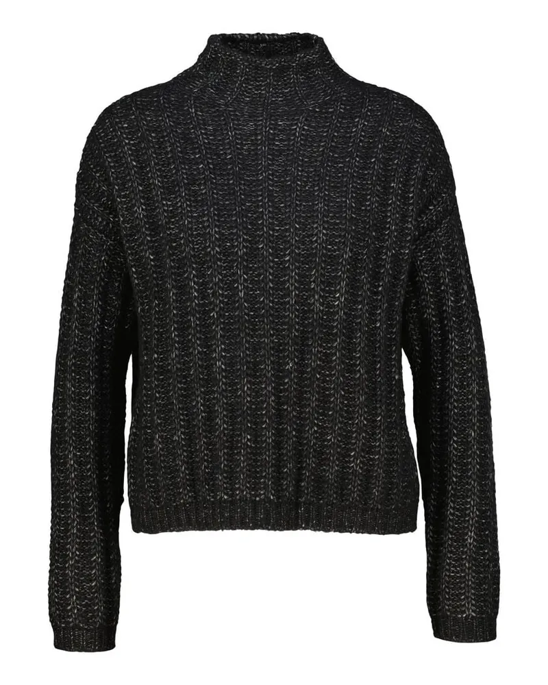 HUGO BOSS Damen Strickpullover SAFINEYNY Relaxed Fit Schwarz
