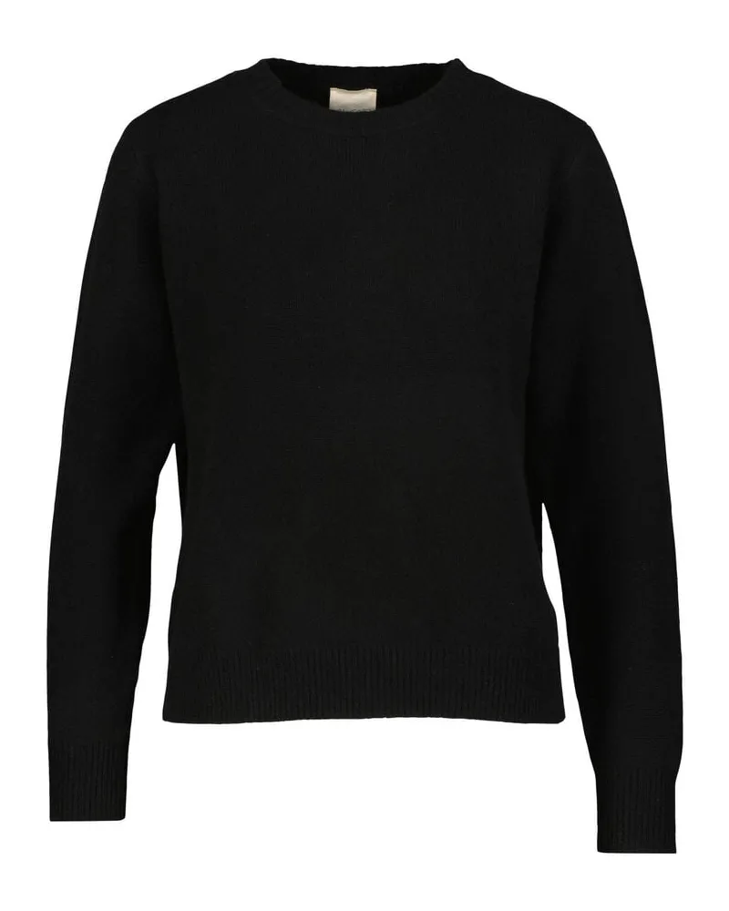 pure Damen Kaschmirpullover Schwarz