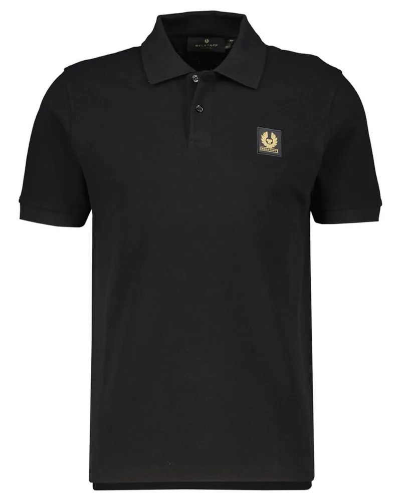 Belstaff Herren Poloshirt Kurzarm Schwarz