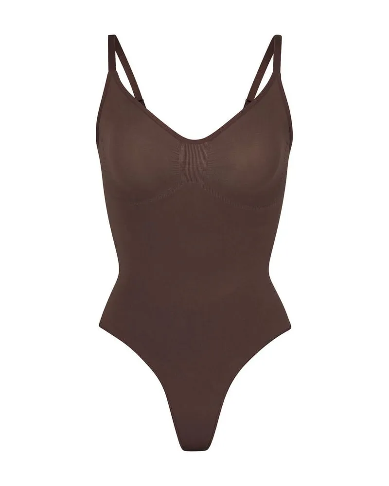 SKIMS Damen Bodysuit SEAMLESS SCULPT Braun