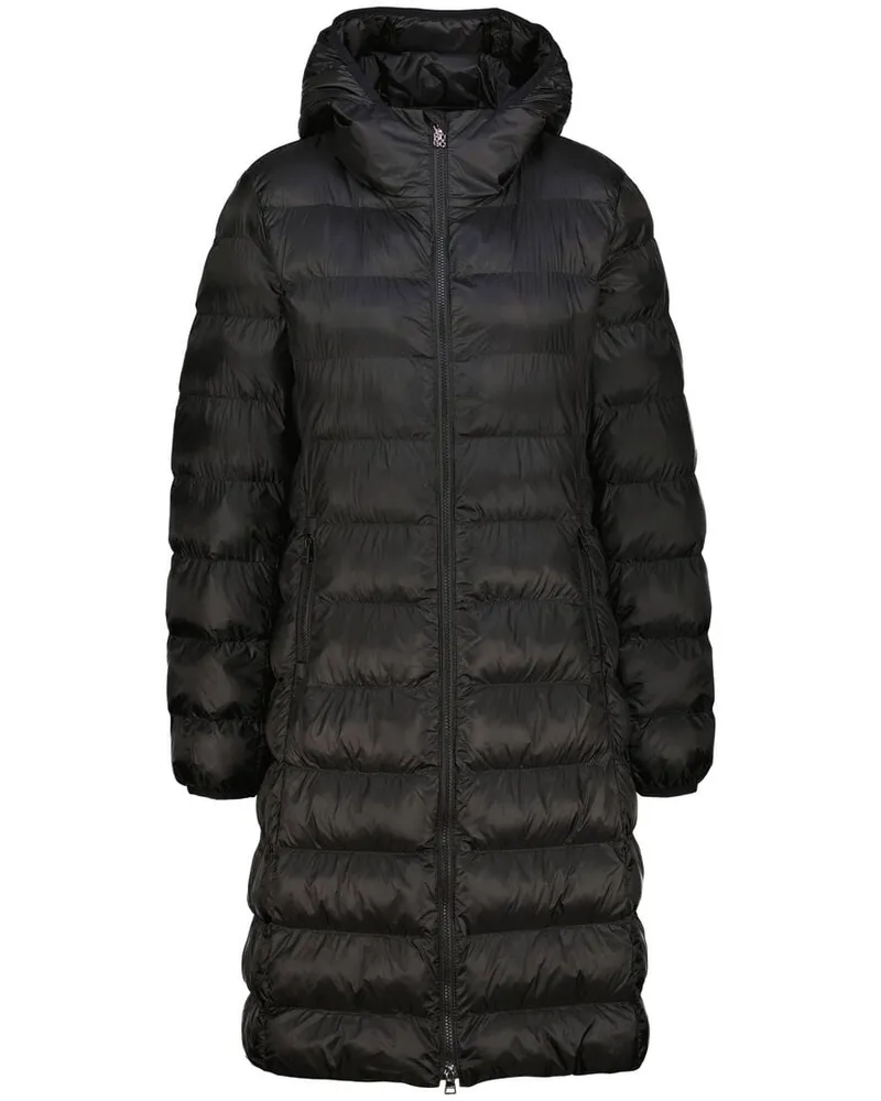 HUGO BOSS Damen Steppmantel mit Kapuze FAMALIA-3 Schwarz