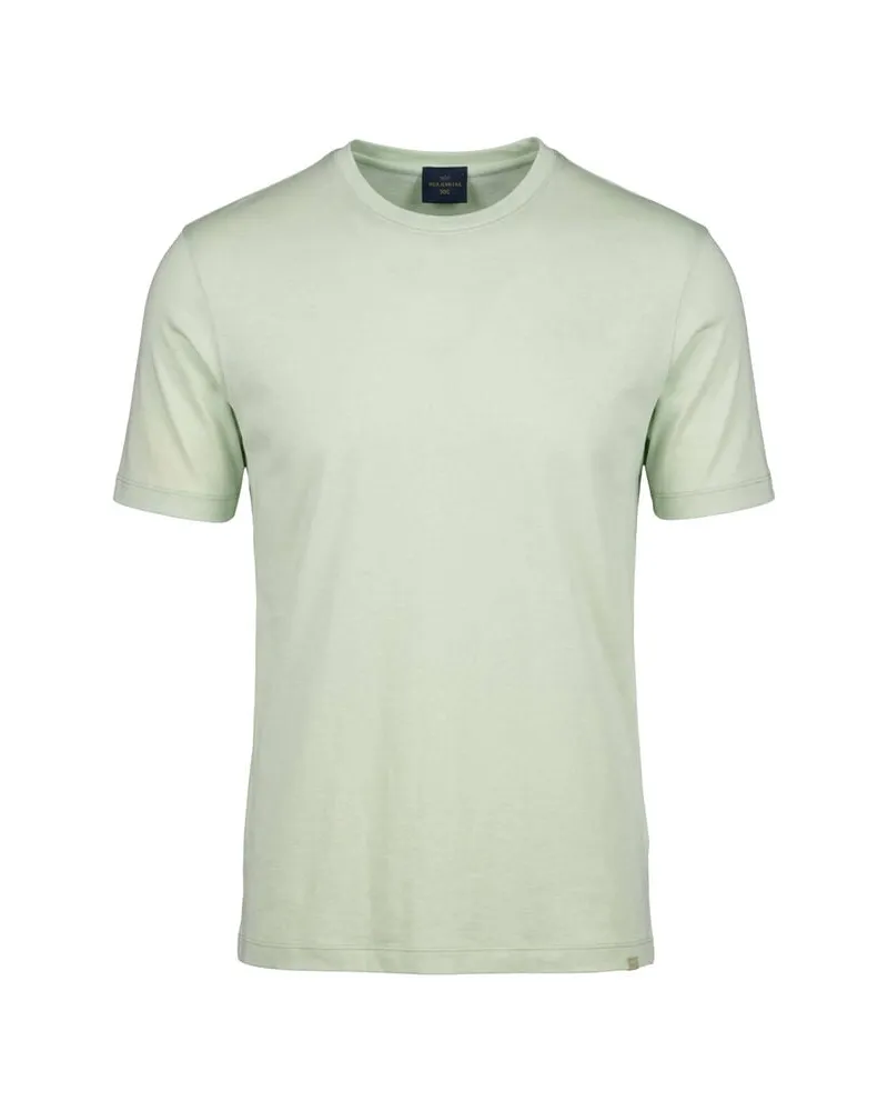 Paul & Shark Herren T-Shirt aus Baumwolle und Lyocell Smaragd