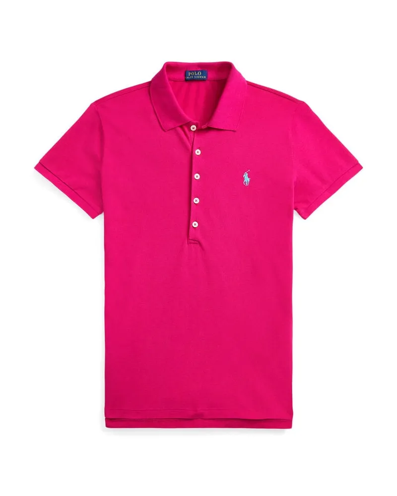 Ralph Lauren Damen Poloshirt Slim Fit Rose