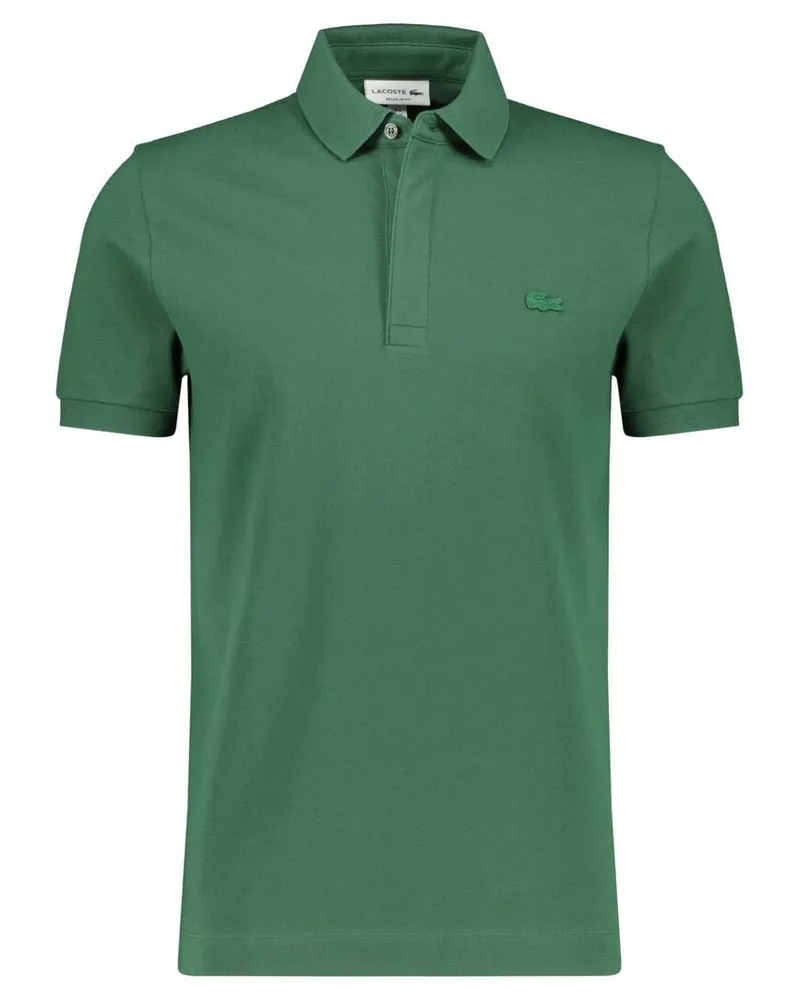 Lacoste Herren Poloshirt PARIS Regular Fit Kurzarm Smaragd