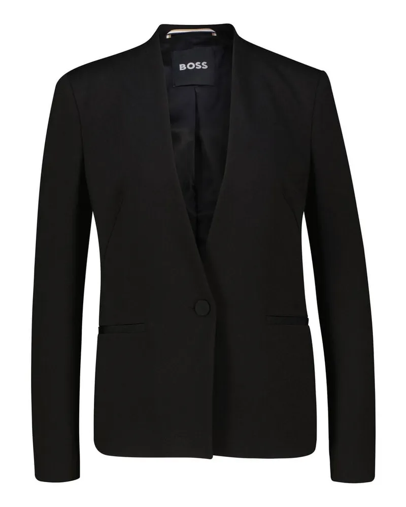 HUGO BOSS Damen Blazer JEMMA1 Schwarz