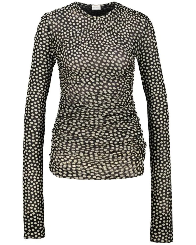 Saint Laurent Damen Minikleid Schwarz
