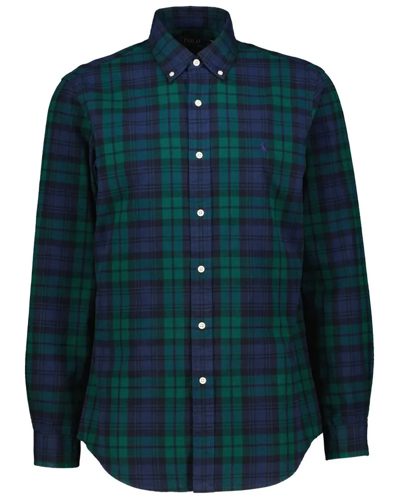 Ralph Lauren Herren Baumwollhemd Classic Fit Marine