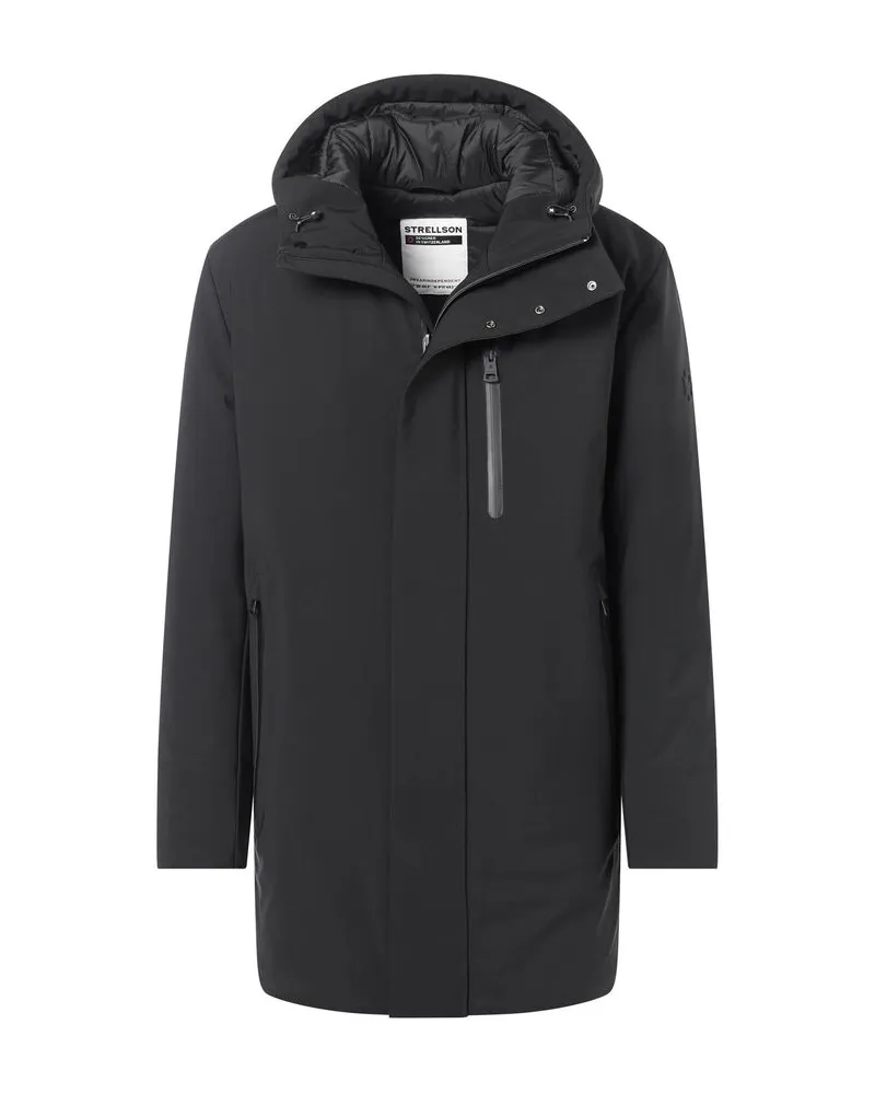 Strellson Herren Parka FLEX CROSS Regular Fit Schwarz