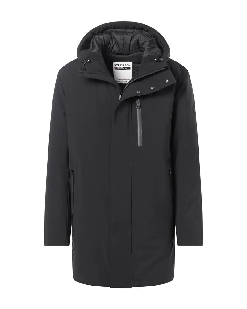 Strellson Herren Parka FLEX CROSS Regular Fit Schwarz