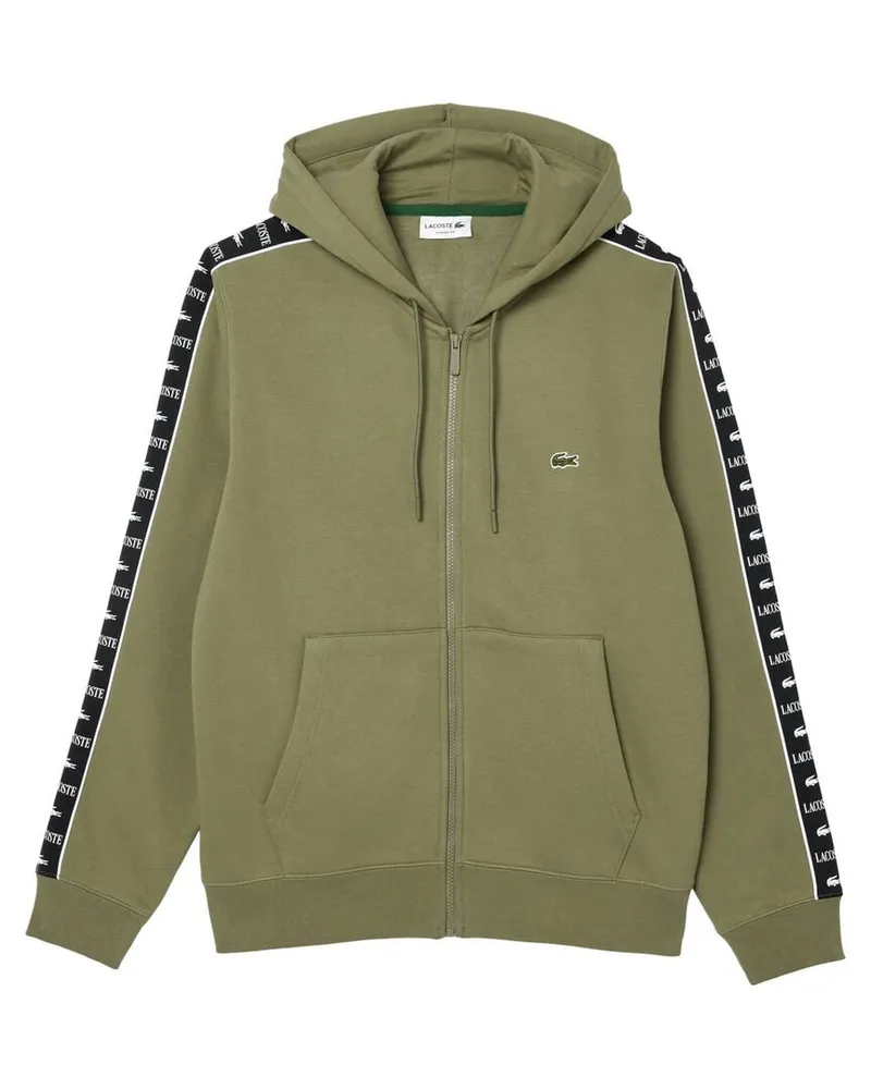 Lacoste Herren Sweatjacke JOGGER-HOODIE Khaki