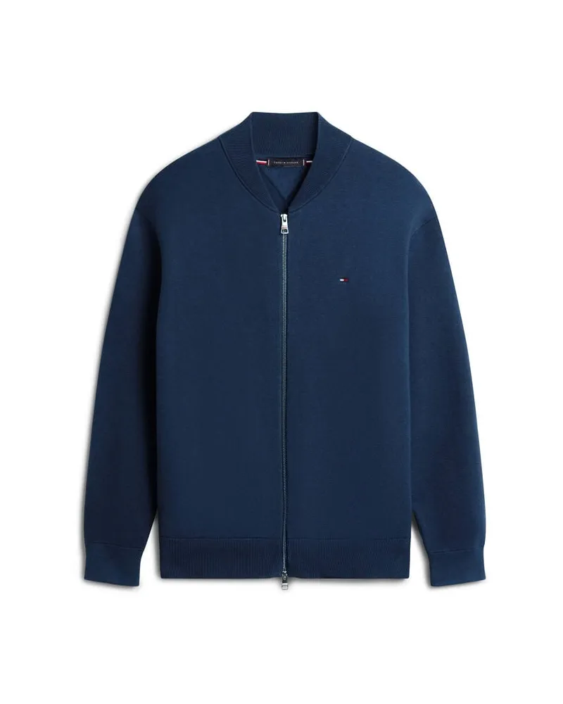 Tommy Hilfiger Herren Collegejacke FULL MILANO BASEBALL JACKET Marine