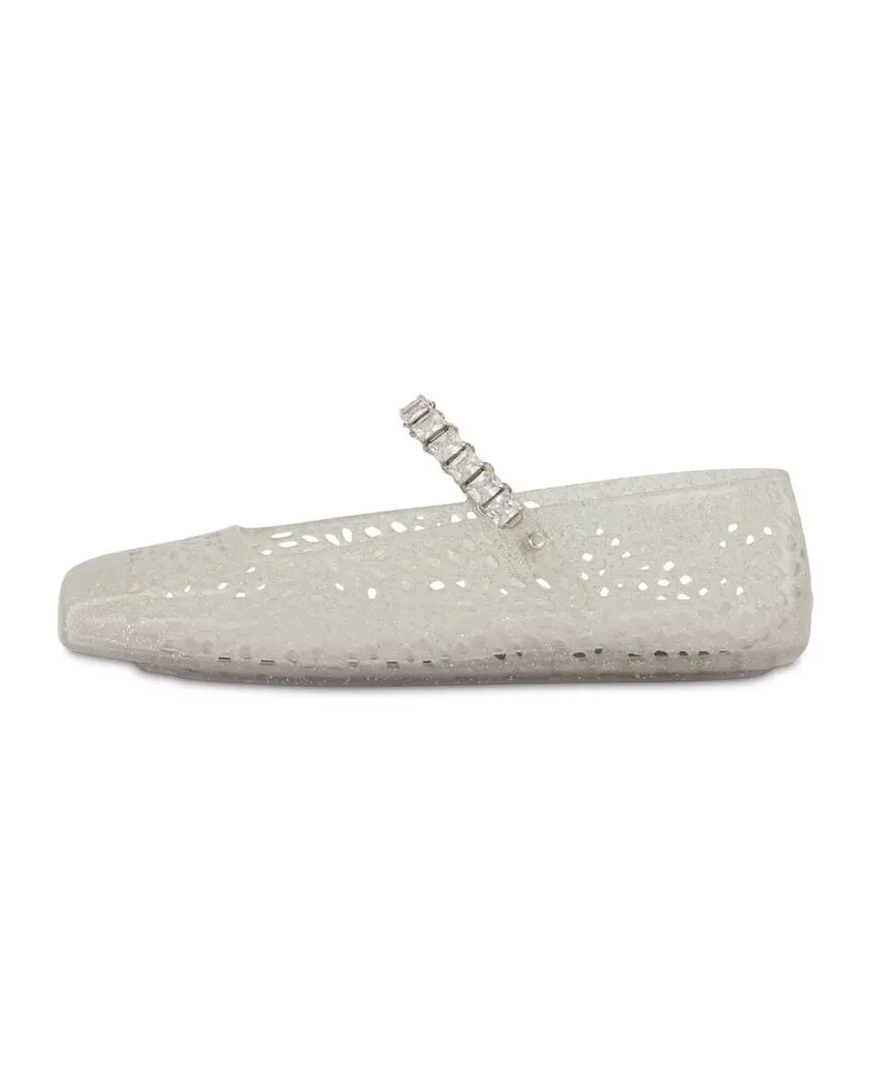 Jimmy Choo Damen Ballerina THE JELLY MARY-JANE BALLERINA Silber