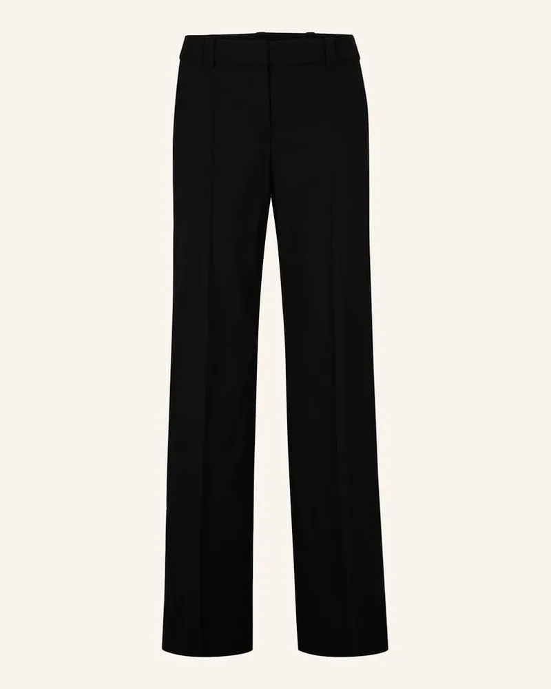 windsor. Damen Hose aus Schurwolle Schwarz