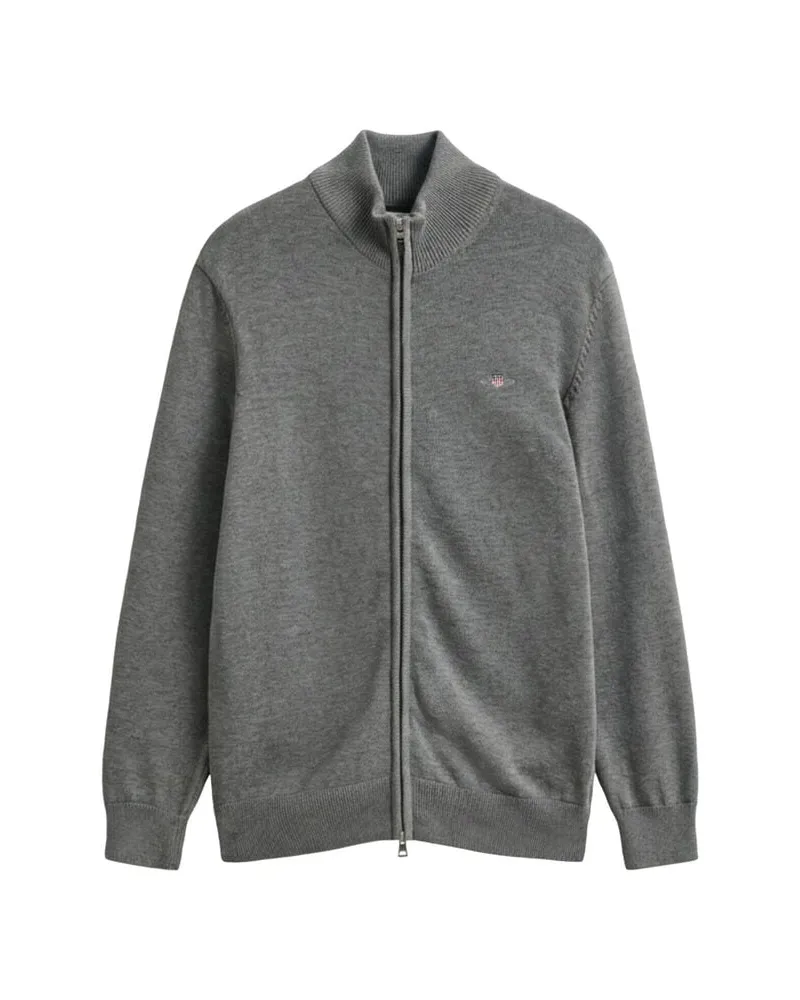 Gant Herren Strickjacke Anthrazit