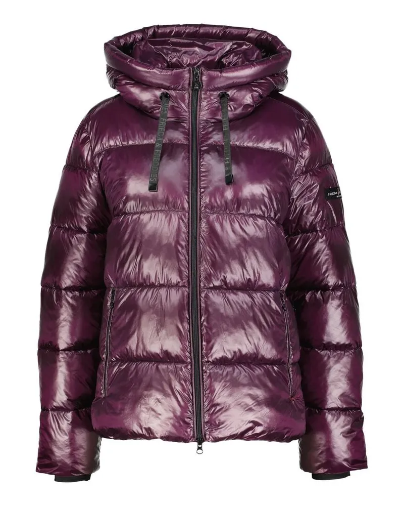 Frieda & Freddies Damen Steppjacke mit Kapuze THERMOLITE SCOTT Plum
