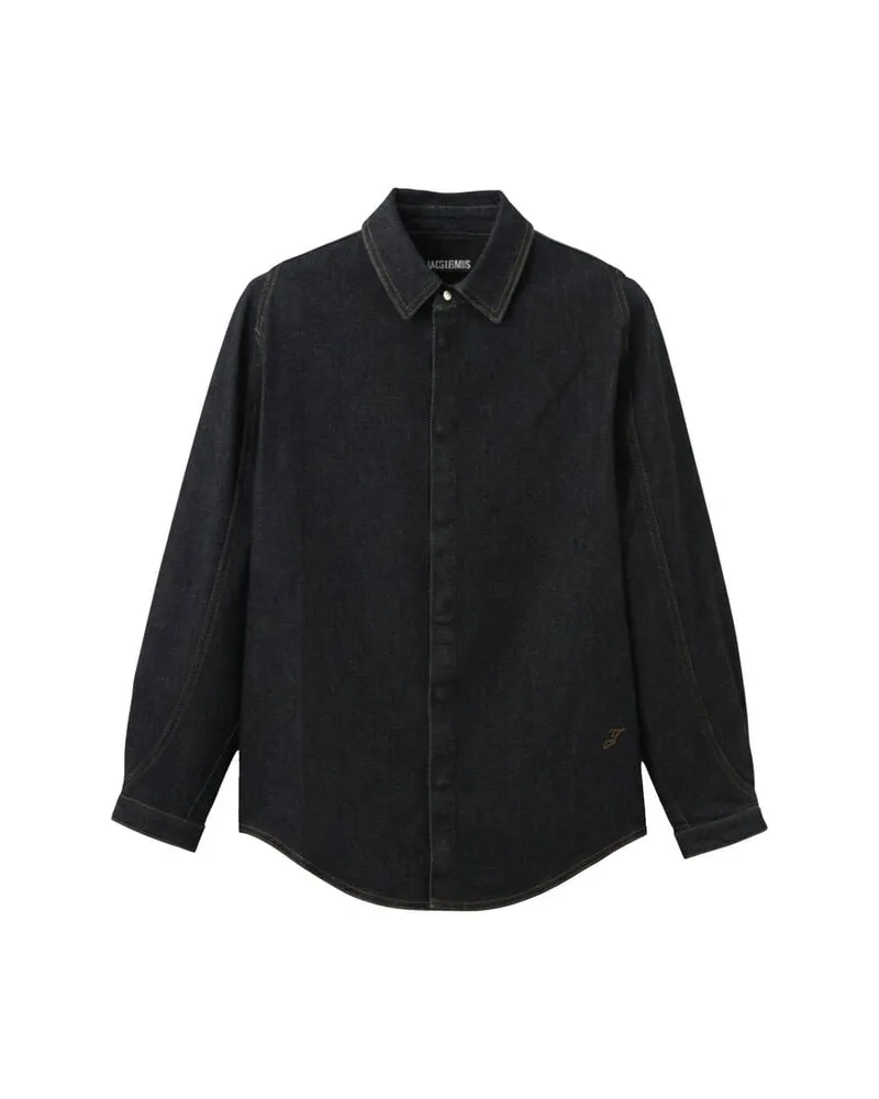 Jacquemus Damen Hemd LA CHEMISE AMELO DE-NIMES Marine