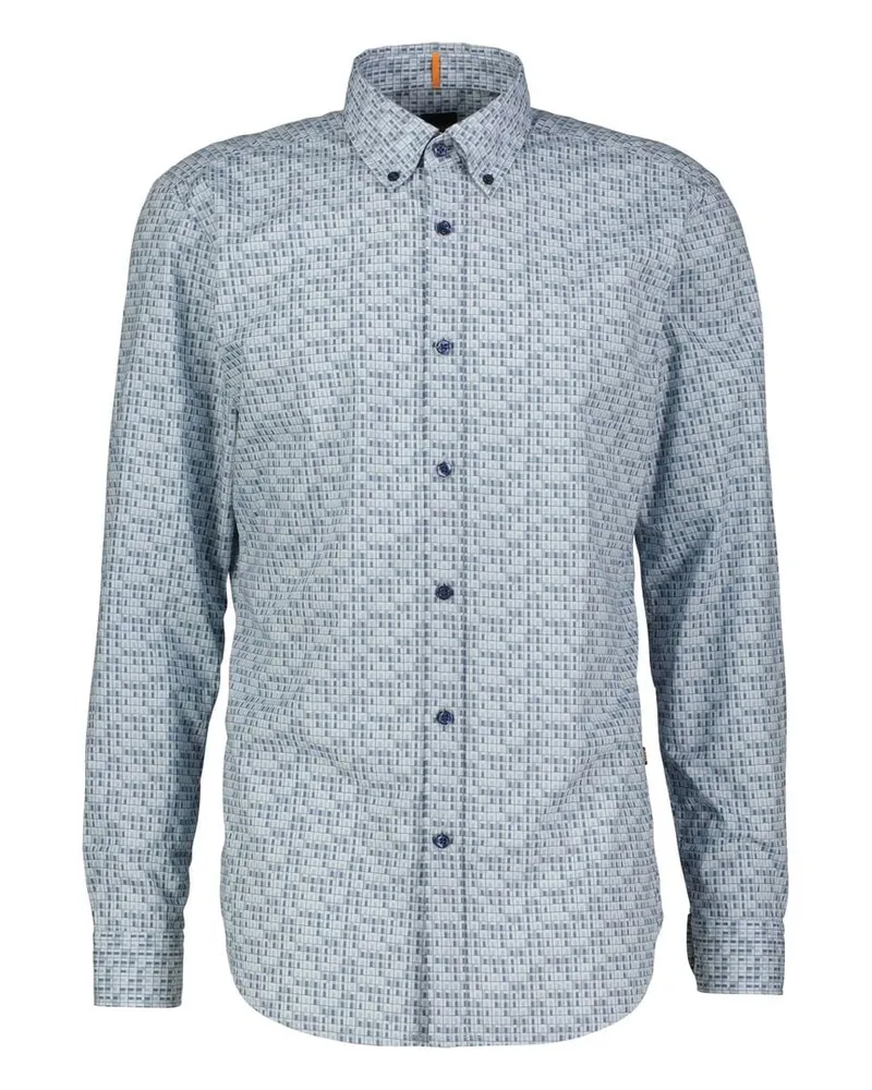 HUGO BOSS Herren Hemd RICKERT_M Blau