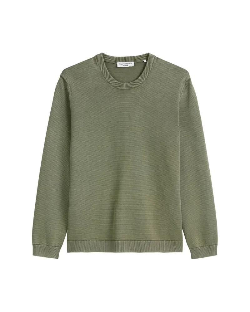 Marc O'Polo Herren Strickpullover aus Baumwolle Grau