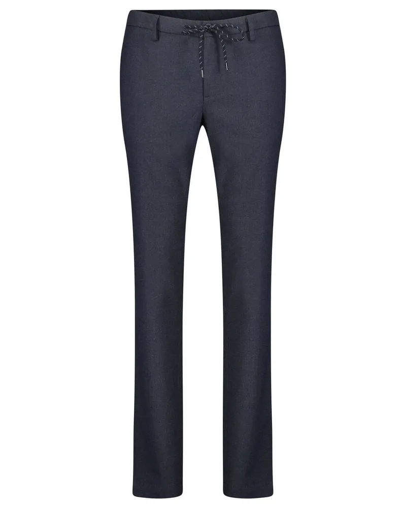 Alberto Herren Chinohose JUMP Slim Fit mit Stretch-Anteil Marine