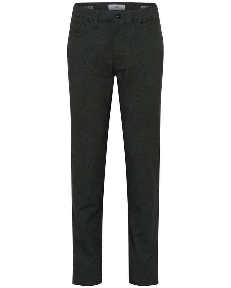 Brax Herren Hose STYLE.CADIZ WOOLOOK Straight Fit Grün
