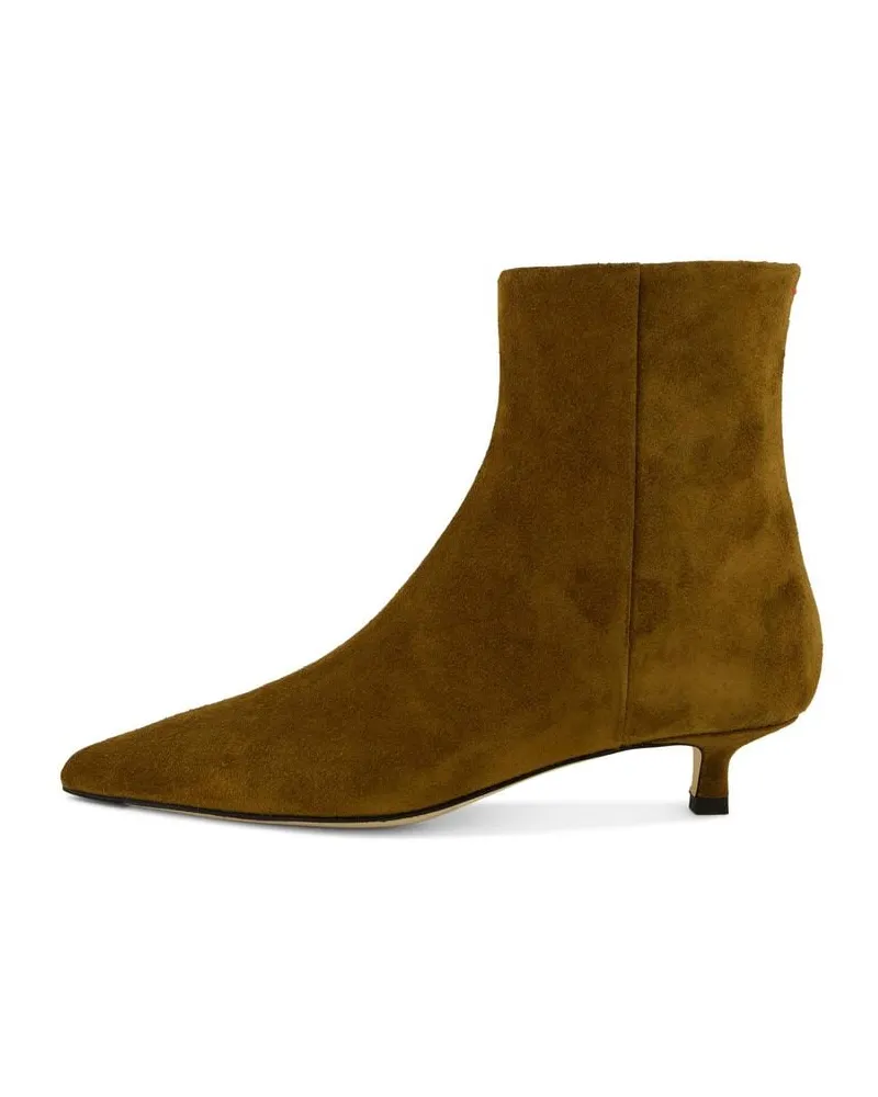 aeyde Damen Stiefeletten SOFIE COW SUEDE LEATHER Nougat
