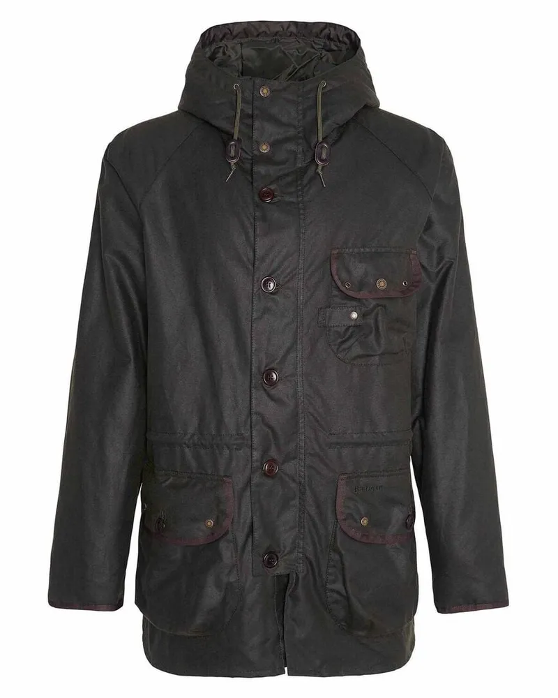 Barbour Herren Fieldjacke PARKA FIELD WAX Oliv